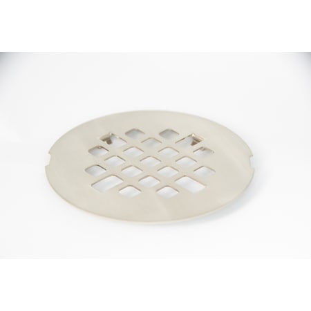 Bluevue 4" Flat Drain Cover Plate Brushed Nickel DR-CVR-4BN-P